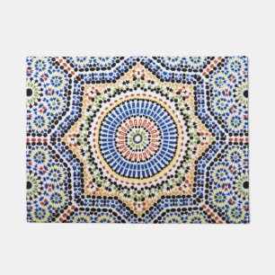 Traditionelles Portugiese Azulejo Fliesen-Muster Fußmatte