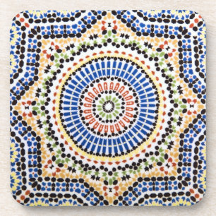 Traditionelles portugiesisches Azulejo-Fliesenmust Untersetzer