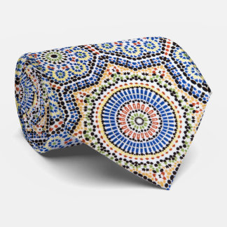 Traditionelles portugiesisches Azulejo Tile Muster Krawatte