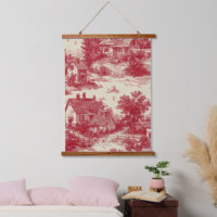 Traditionelles rotes Toile - Pastoral und Architek