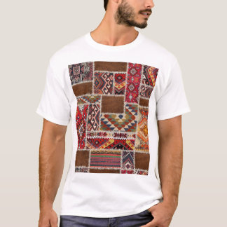 Traditionelles Rug Patchwork: Dekorative Teppichve T-Shirt