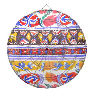 traditionelles rumänisches Dekor Dartscheibe