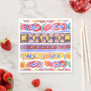 traditionelles rumänisches Dekor Serviette