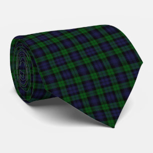 Traditionelles schottisches Black Watch Tartan Kar Krawatte