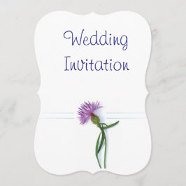 Traditionelles schottisches und keltisches Hochzei Einladung