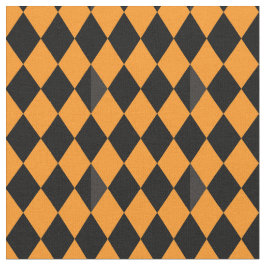 Traditionelles Schwarz- und Orangefarbenes Hallowe Stoff