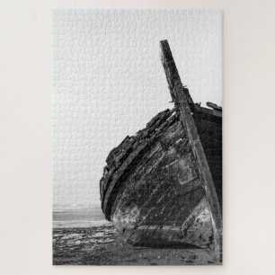 Traditionelles Segelboot des Tagus River verbrannt Puzzle