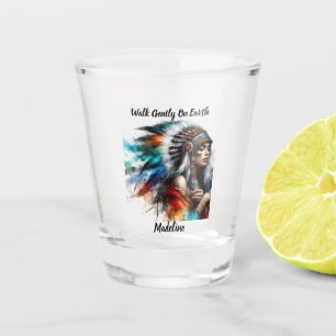 Traditionelles Stammeserbe Schnapsglas