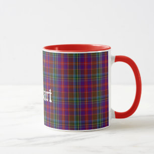 Traditionelles Stuart Tartan Kariert Tasse