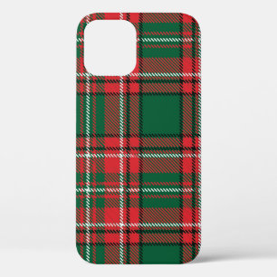 Traditionelles Tartan: kariertes rot-grünes Muster Case-Mate iPhone Hülle