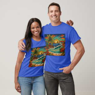Traditionelles Tattoo-Design in Amerika T-Shirt