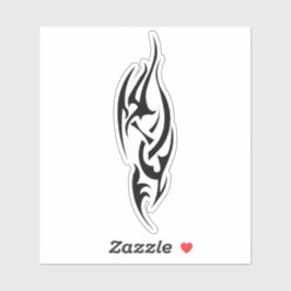 Traditionelles Tattoo-Kunst-inspiriertes Design Aufkleber