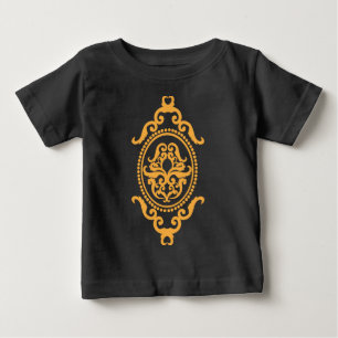 Traditionelles Tattoo-Kunst-inspiriertes Design Baby T-shirt
