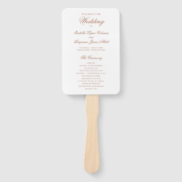 Traditionelles Terracotta-Programm für feierliche  Fächer