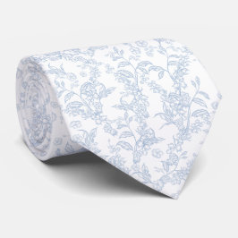 Traditionelles Toile-De-Jouy-Chinoiserie-Muster Krawatte