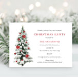 Traditionelles Tree Weihnachtsbaum-Party Einladung<br><div class="desc">Hübschere Weihnachtseinladungen im Kleinen Bayleigh Store!</div>