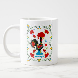 Traditionelles Verzeichnis Portugals in schwarz Jumbo-Tasse