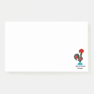 Traditionelles Verzeichnis Portugals in schwarz Post-it Klebezettel