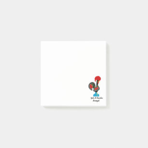 Traditionelles Verzeichnis Portugals in schwarz Post-it Klebezettel