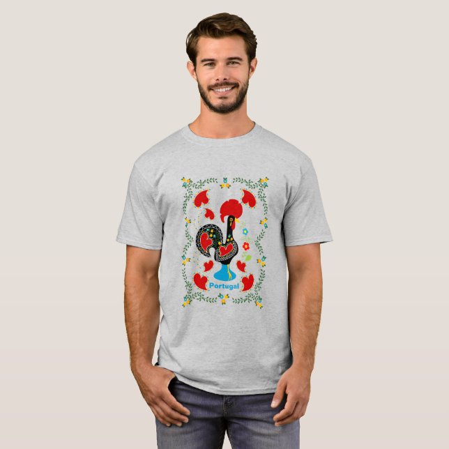Traditionelles Verzeichnis Portugals in schwarz T-Shirt (Vorne ganz)