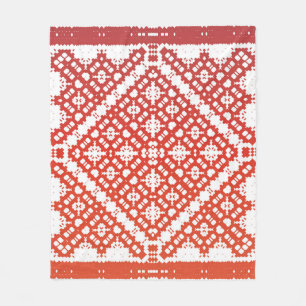 Traditionelles verziertes mexikanisches Talavera. Fleecedecke