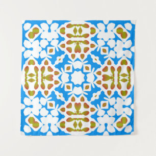 Traditionelles verziertes mexikanisches Talavera.  Wandteppich