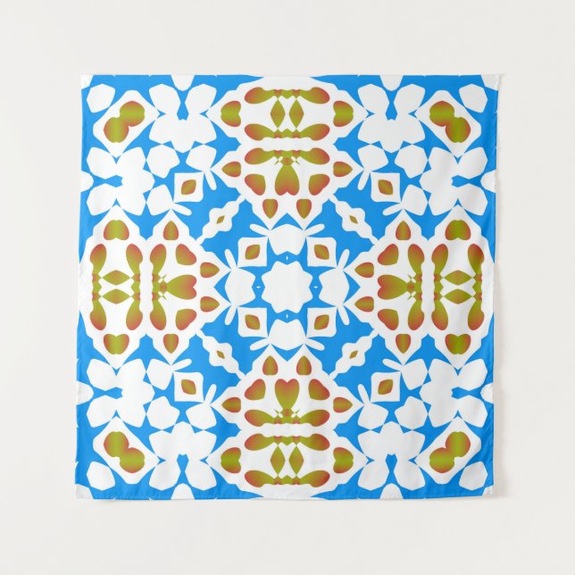 Traditionelles verziertes mexikanisches Talavera.  Wandteppich (Vorderseite)