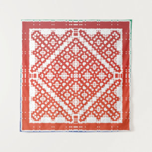 Traditionelles verziertes mexikanisches Talavera. Wandteppich