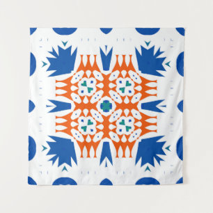Traditionelles verziertes mexikanisches Talavera. Wandteppich