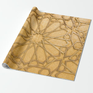 Traditionelles Vintage-Detail einer Tür, Marokko Geschenkpapier