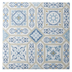 Traditionelles Vintage-Portugal-Azulejo Fliese
