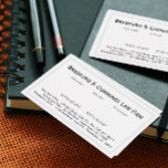 Traditionelles Vintages Firmenbüro Beruflich Visitenkarte<br><div class="desc">Traditionelles Vintages Layout für das berufliche.</div>