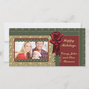 Traditionelles Weihnachtsdesign Feiertagskarte