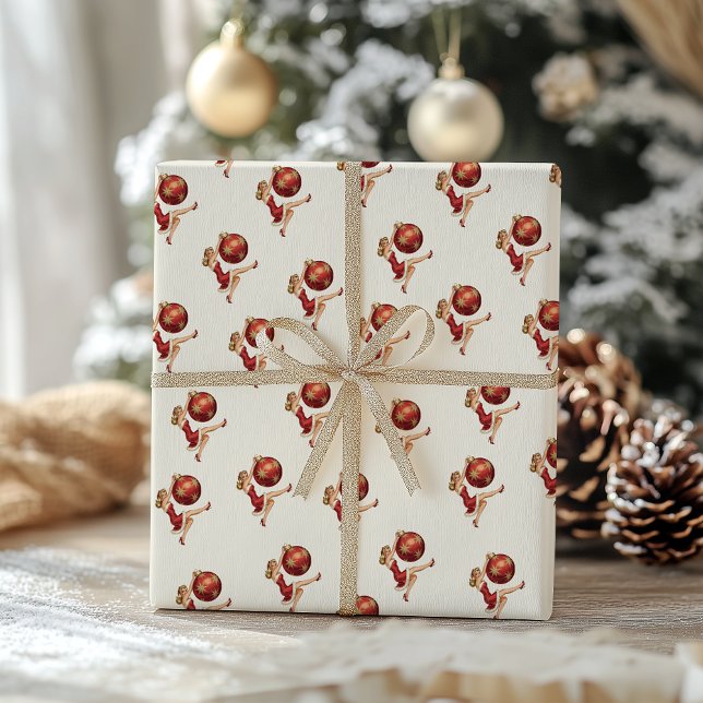 Traditionelles Weihnachtswrapping Papier Geschenkpapier (Von Creator hochgeladen)