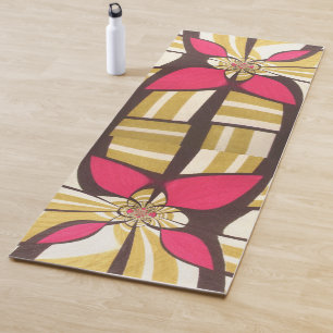 Traditionelles westafrikanisches Print-Design Yogamatte