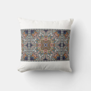 Traditionelles Ziergebirge Paisley Bandanna. Yo Kissen