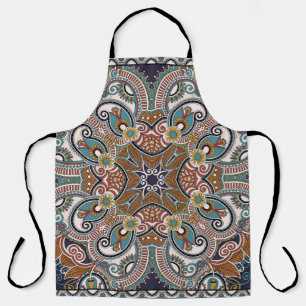 Traditionelles Ziergebirge Paisley Bandanna. Yo Schürze