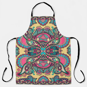 Traditionelles Ziergebirge Paisley Bandanna. Yo Schürze