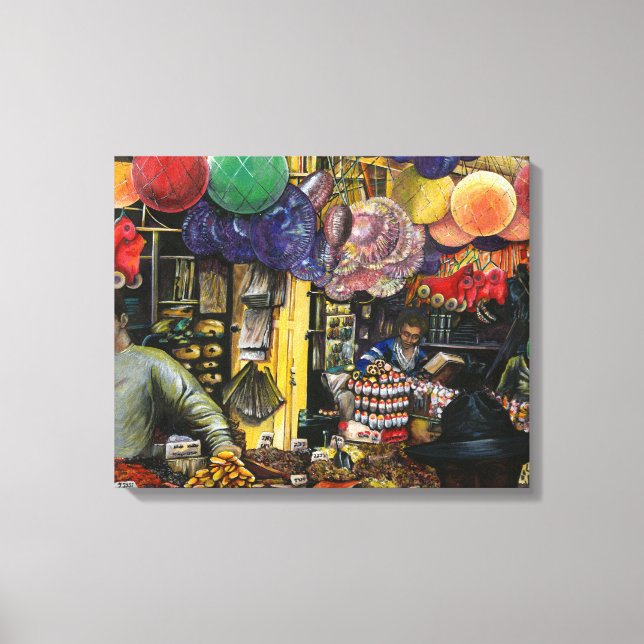 Traditionen des alten Handels, Jerusalem Leinwanddruck (Vorderseite)