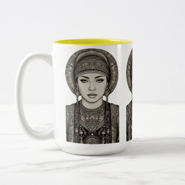 Traditionsbereiche Zweifarbige Tasse (Links)