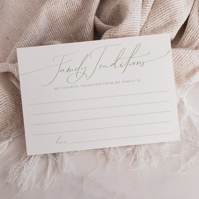 Traditionskarte der grünen Weibchen Dankeskarte (Von Creator hochgeladen)