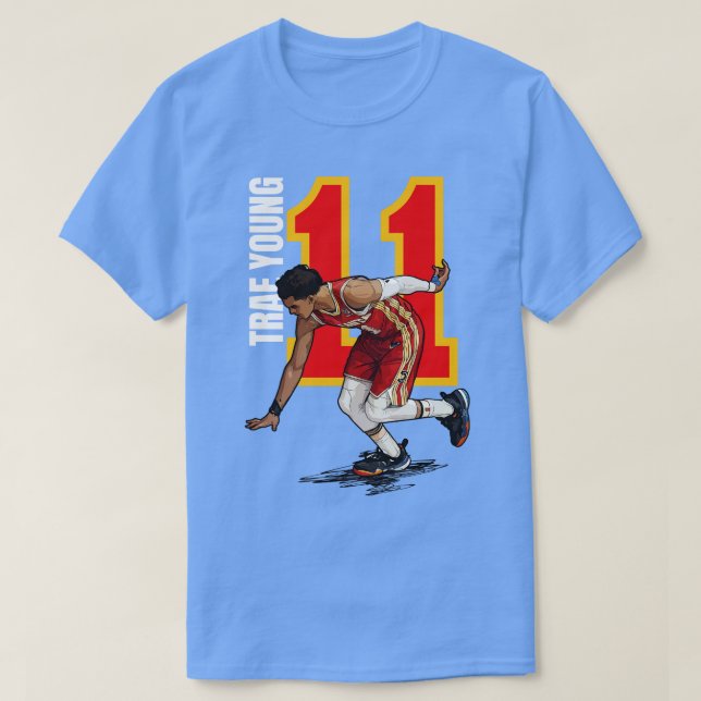 Trae Young 11 zu Kleines Basketball TShirt (Design vorne)