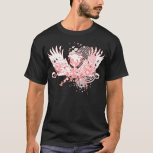 traf Baum. rot & weiß. T-Shirt