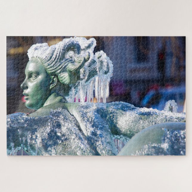 Trafalgar-Brunnen. Puzzle (Horizontal)