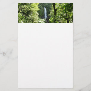 Trafalgar Falls Tropical Rainforest Fotografie Briefpapier