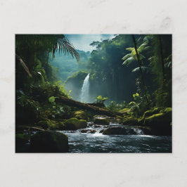 Trafalgar Falls Tropical Rainforest Fotografie Postkarte