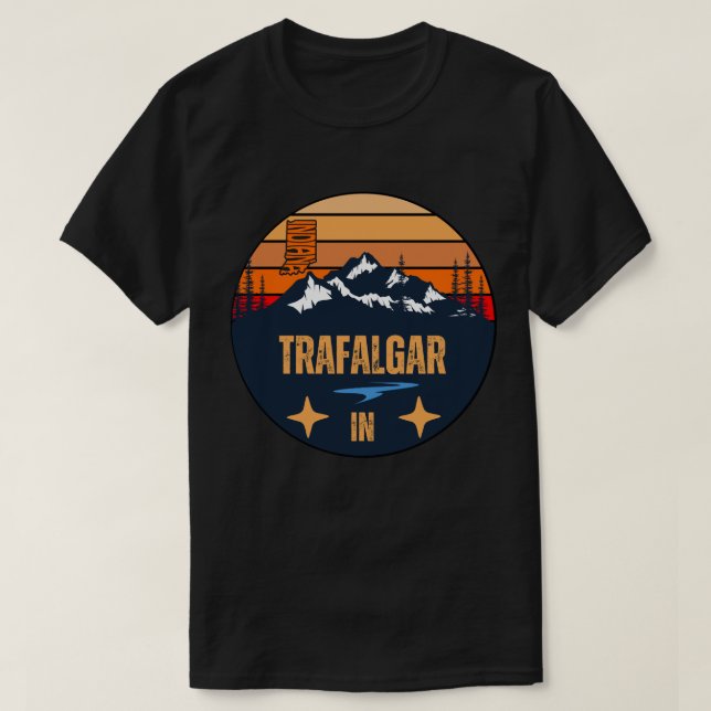 Trafalgar, Indiana-T - Shirt (Design vorne)