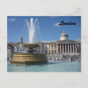 Trafalgar-Springbrunnen Postkarte