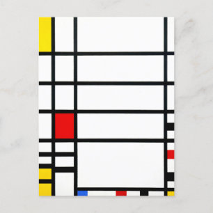 Trafalgar Square by Piet Mondrian - Moderne Kunst Postkarte