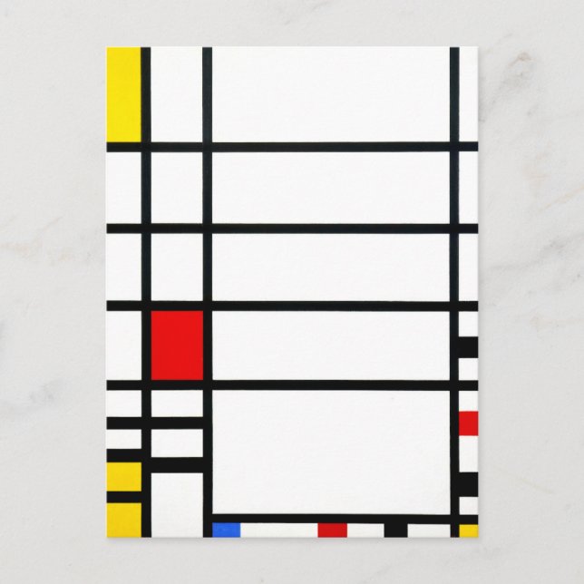 Trafalgar Square by Piet Mondrian - Moderne Kunst Postkarte (Vorderseite)